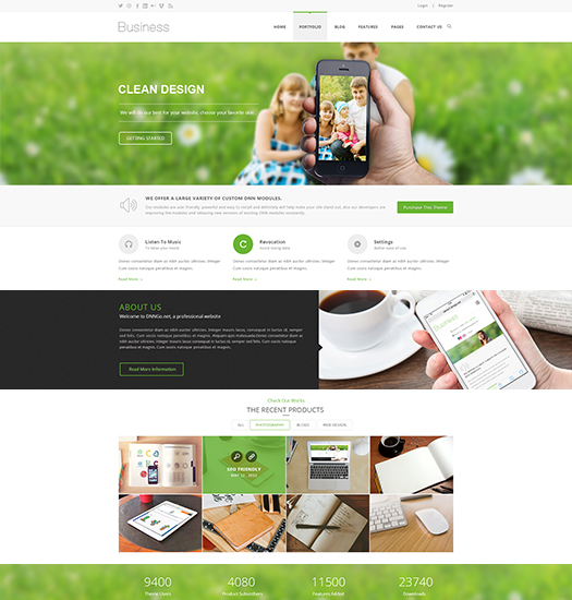 SP20047 Unlimited Responsive Multi-Purpose DNN Theme