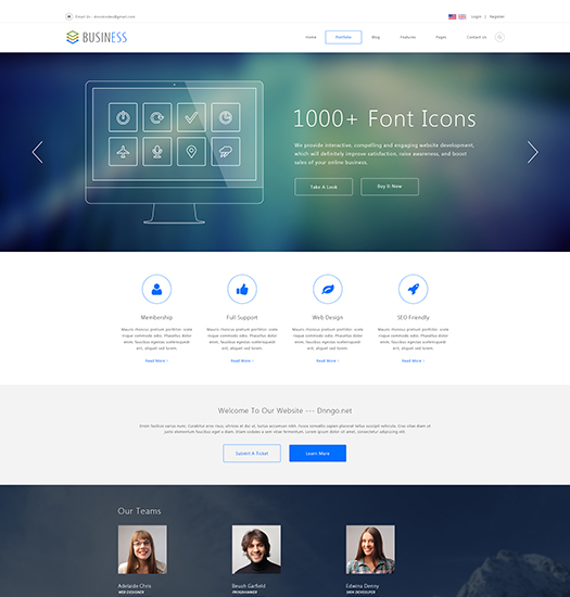 SP20054 Unlimited Responsive Multi-Purpose DNN Theme