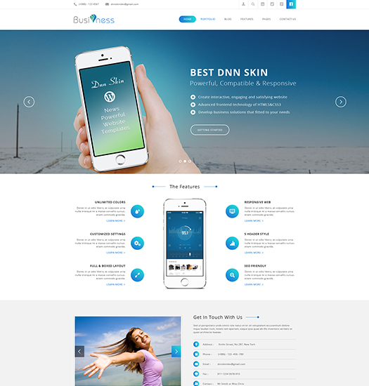 SP20068 Unlimited Responsive Multi-Purpose DNN Theme