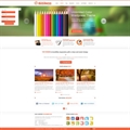 SP20038 CSS3 HTML5 Unlimited Colors Responsive Skin Pack 024 3DGallery Blog PageTemplate