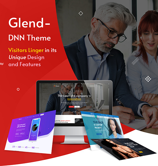 Glend-Unlimited Responsive Multi-Purpose DNN Theme